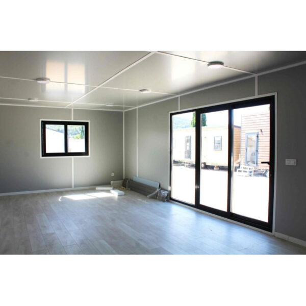 Novo pavilhão de construção pré-fabricado em plano aberto – Image 5